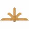 Ekena Millwork Redmond Rough Sawn Timber Gable Bracket, Western Red Cedar, 72"W x 33"H x 2"D x 6"F, 11/12 Pitch GBW072X33X0206RED00RWR - alternate 1